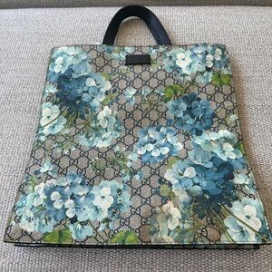 Gucci Blooms Floral Canvas Tote Bag